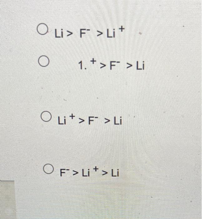 Solved Which of the following sequences in increasing order | Chegg.com