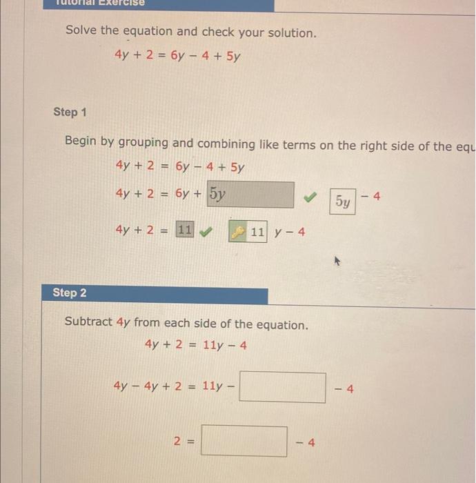 Solved Solve the equation and check your solution. | Chegg.com