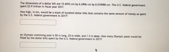 solved-the-dimensions-of-a-dollar-bill-are-15-6933-cm-by-chegg