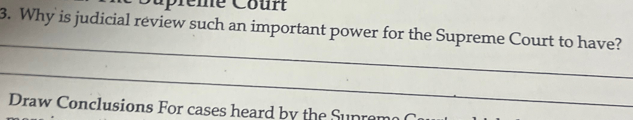 the power of judicial review was established by a supreme court decision