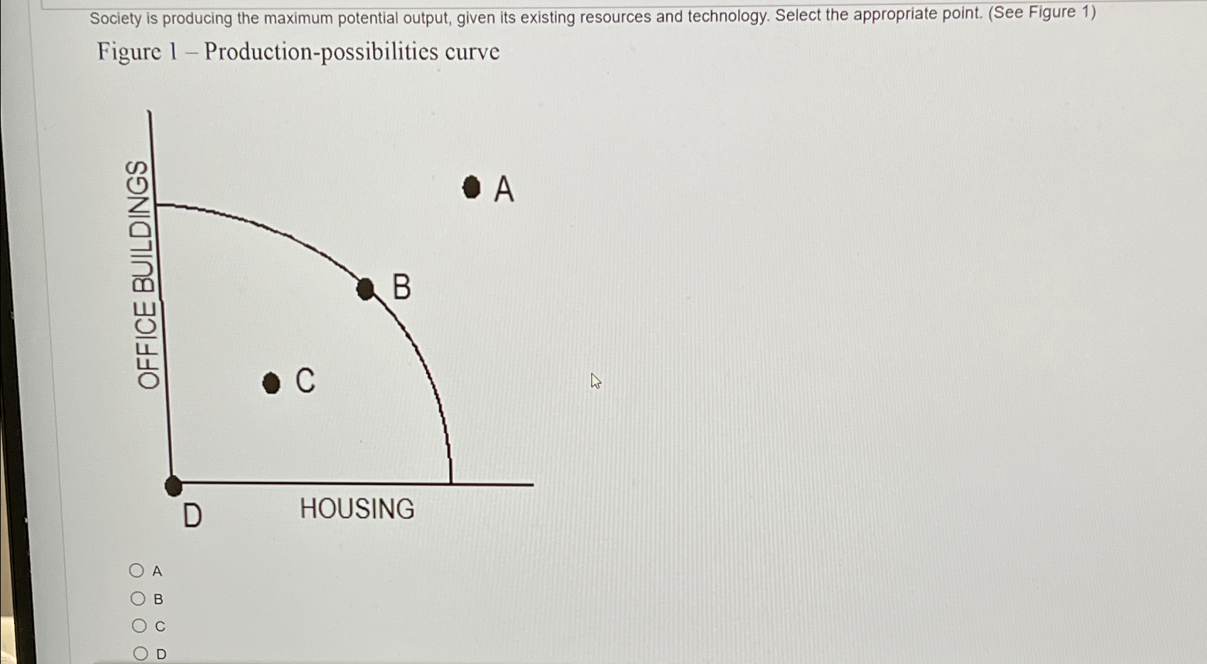 Solved Society is producing the maximum potential output, | Chegg.com