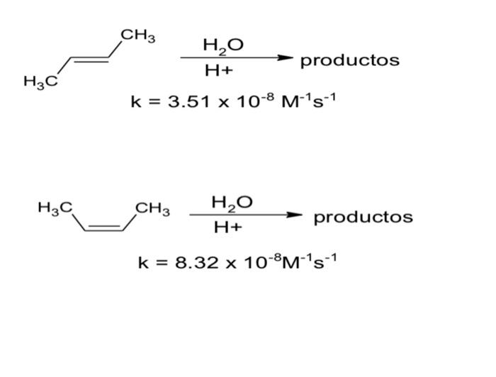 Solved The cis and trans 2-butene stereoisomers have the | Chegg.com