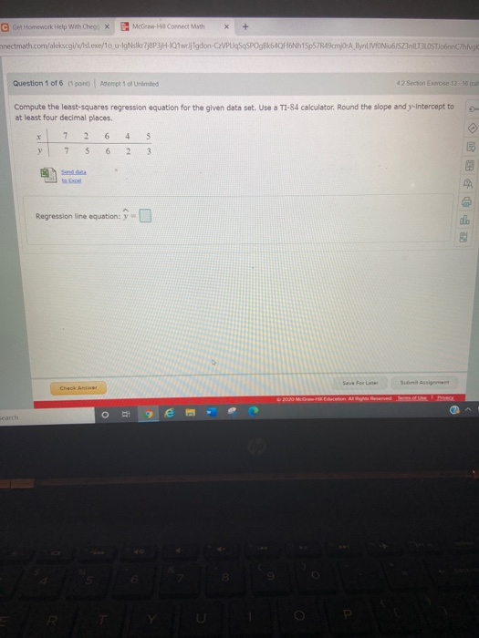 Solved C Get Homework Help With Cheo X McGraw-Hill Connect | Chegg.com