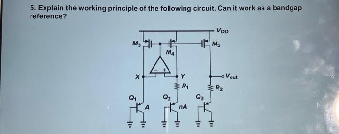 Solved 5. Explain The Working Principle Of The Following | Chegg.com