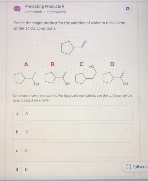 Solved Rate Limiting Step Homework . Unanswered Which Of The | Chegg.com