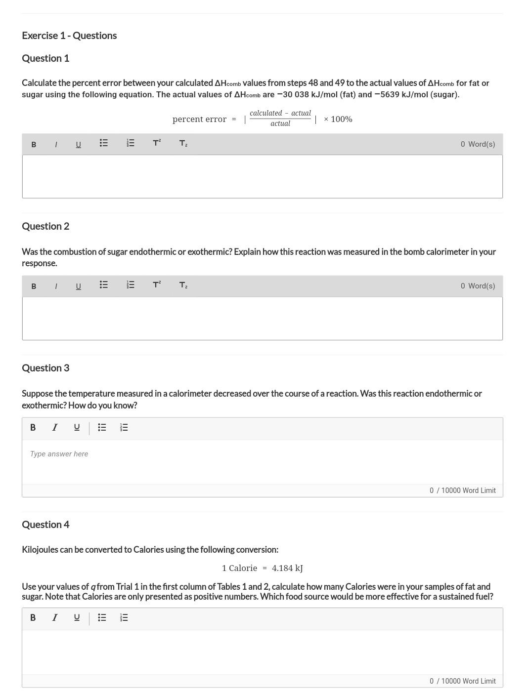 Solved Calculate The Percent Error Between Your Calculated | Chegg.com