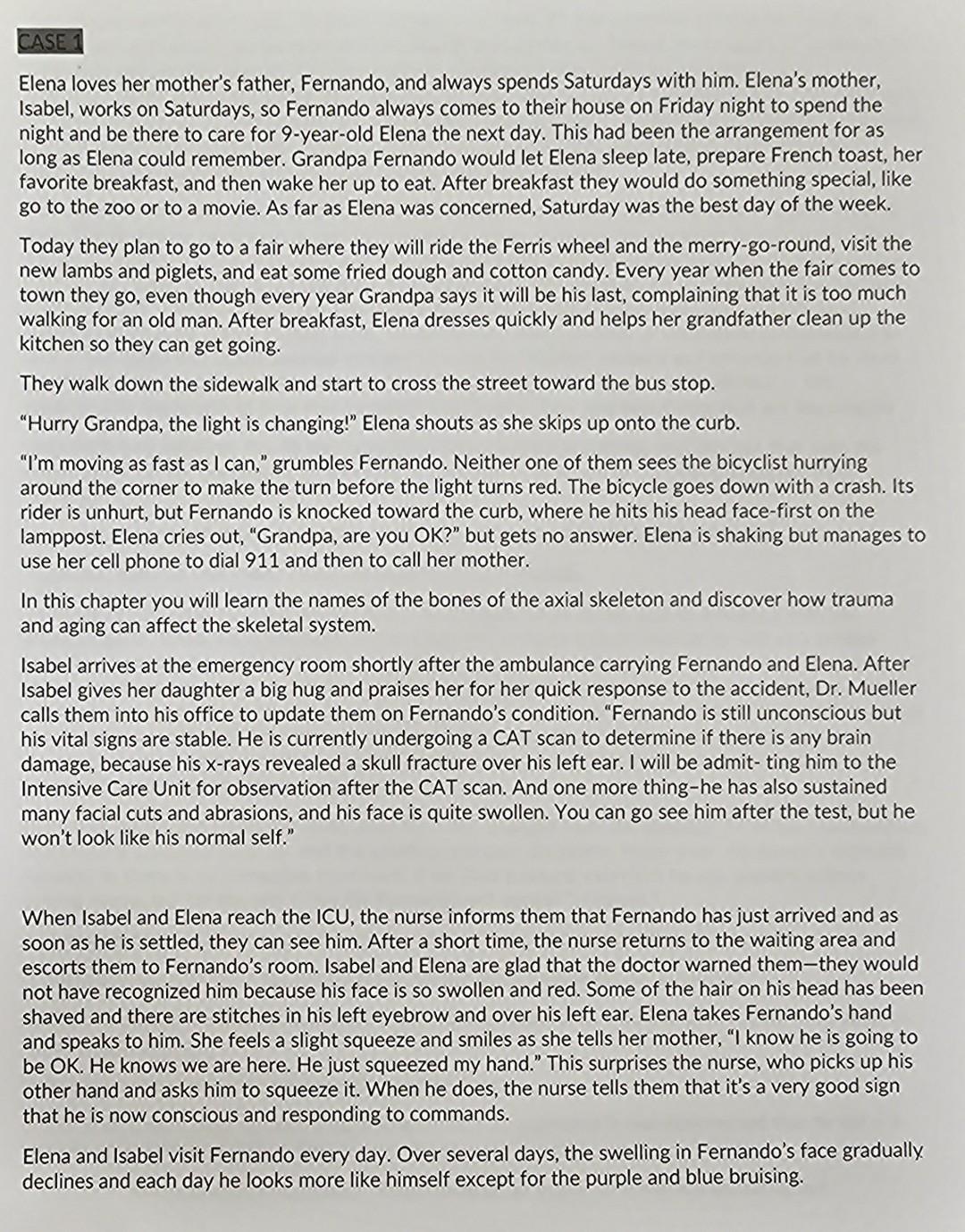Solved Elena loves her mother's father, Fernando, and always | Chegg.com