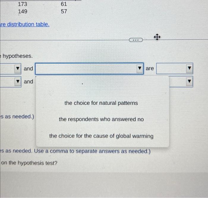 A Poll Was Conducted To Investigate Opinions About Global Warming The