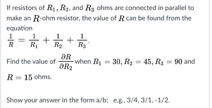 Solved If Resistors Of R1, R2, And R3 Ohms Are Connected In | Chegg.com