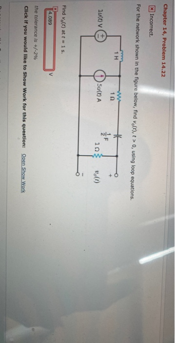 Solved Chapter 13, Problem 13.05 (Circuit Solution) | Chegg.com