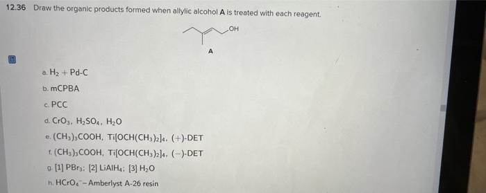 solved-12-36-draw-the-organic-products-formed-when-allylic-chegg