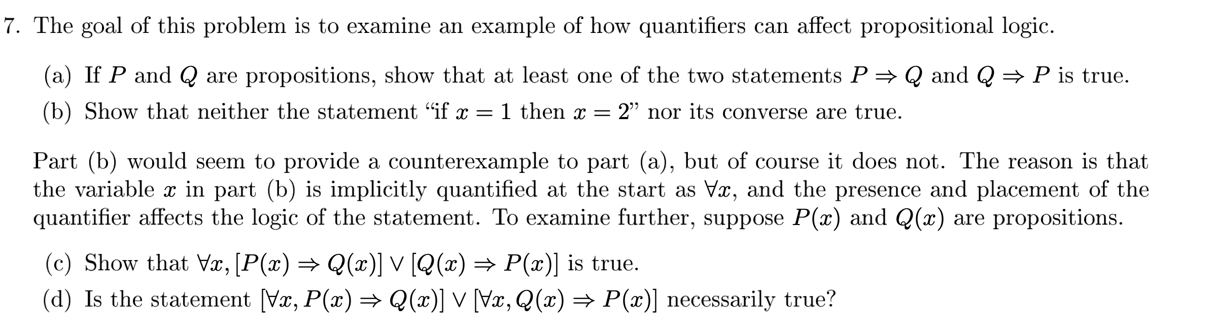Solved The goal of this problem is to examine an example of | Chegg.com