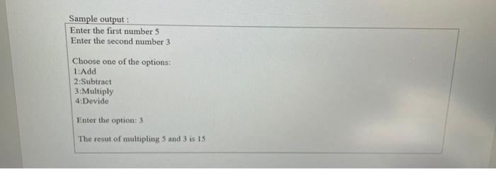 Solved Exercise 1 . Problem Description Develop a C program | Chegg.com