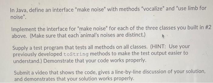 Solved java, please make sure the code runs and do not post | Chegg.com