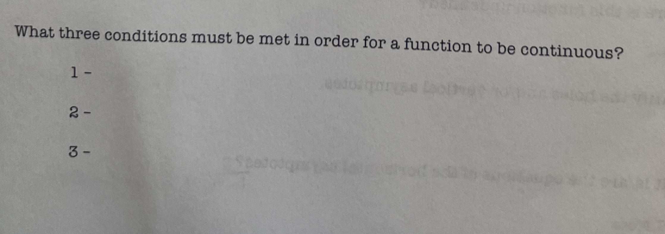 What three conditions must be met in order for a | Chegg.com