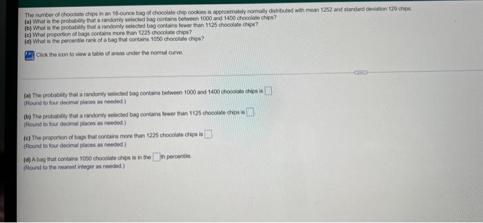 Solved show step by step how you got the answers and show | Chegg.com