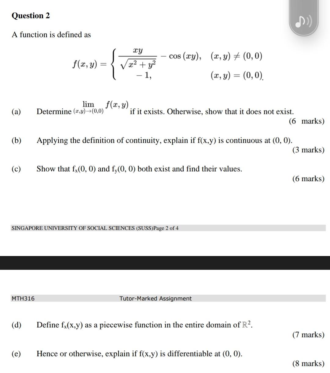 Solved A Function Is Defined As | Chegg.com