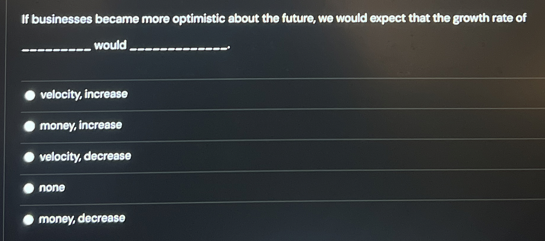 Solved If businesses became more optimistic about the | Chegg.com