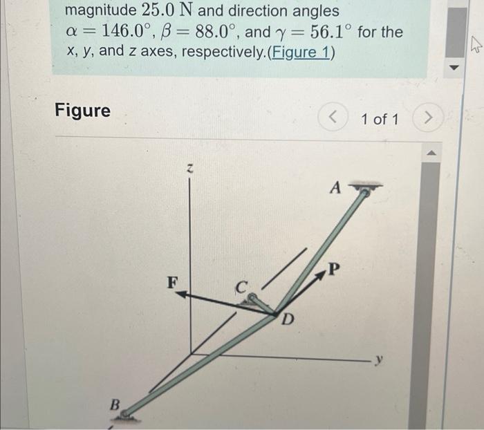 Solved A A three-legged structure is shown below. It is | Chegg.com