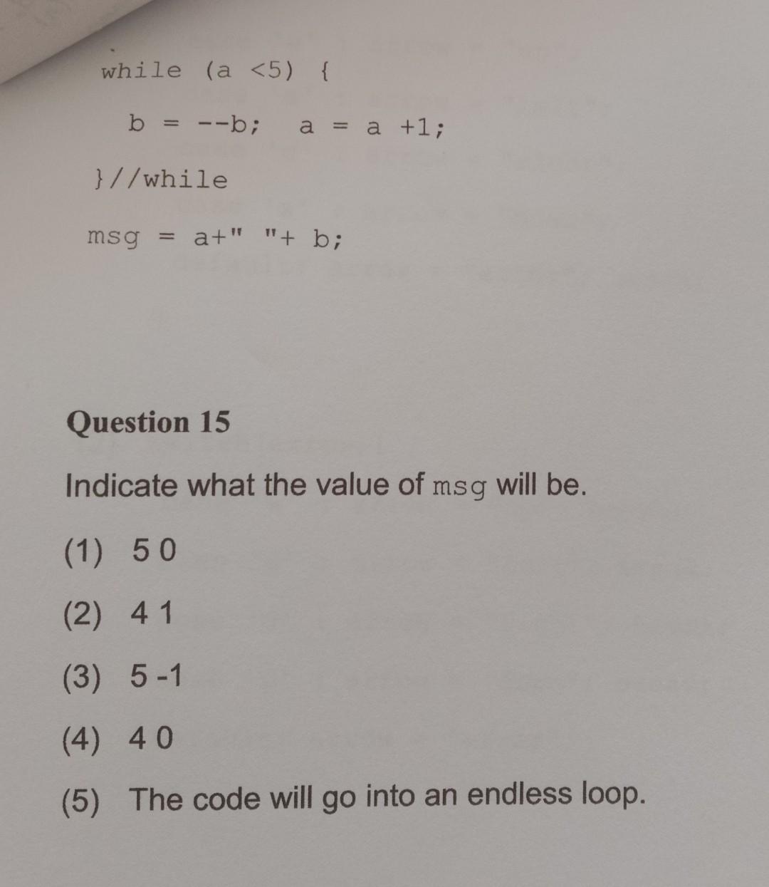 Solved Study the code in CODE SECTION 8 and answer question | Chegg.com
