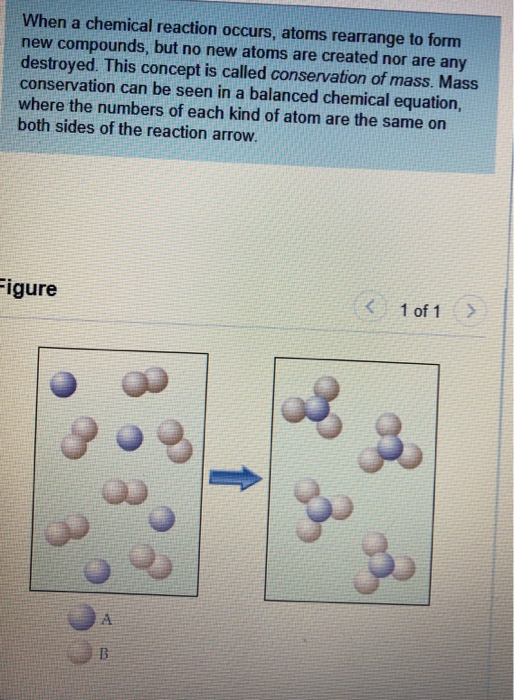 Solved When a chemical reaction occurs, atoms rearrange to | Chegg.com