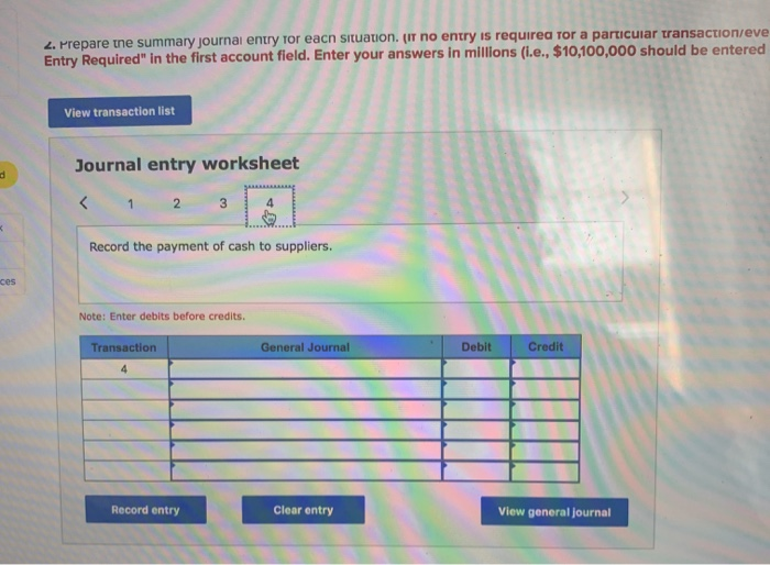 Solved 4 Exercise 1119A Determine cash paid to suppliers