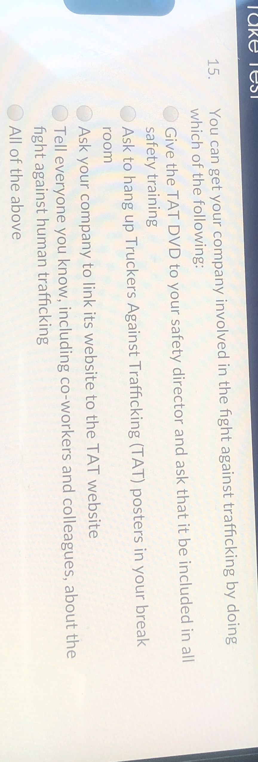 Solved You can get your company involved in the fight