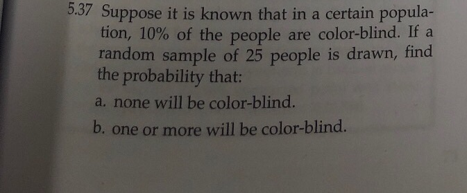 Solved 5.37 Suppose it is known that in a certain popula- | Chegg.com