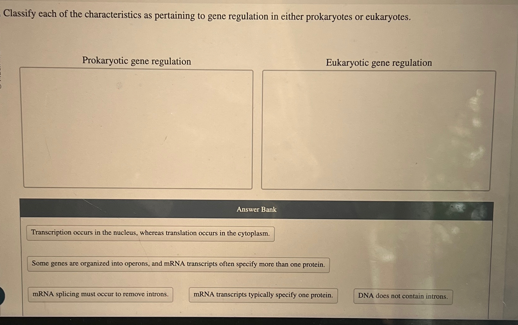 Solved Classify each of the characteristics as pertaining to | Chegg.com