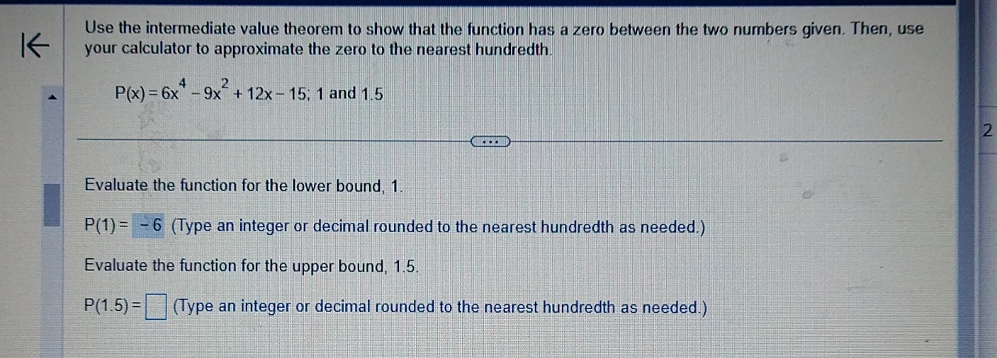 Use the intermediate value theorem to show that the | Chegg.com