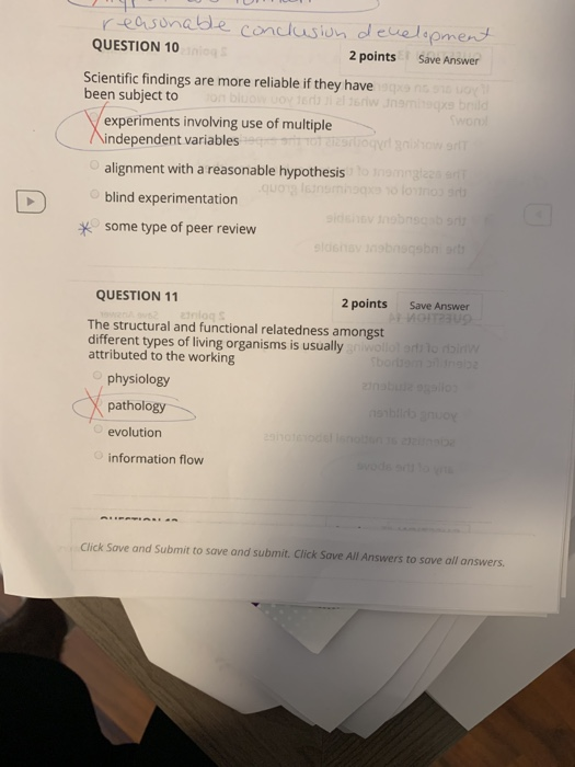 Solved QUESTION 7 V 2 points Save Answer b In the scientific | Chegg.com