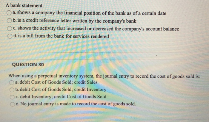 solved-a-bank-statement-a-shows-a-company-the-financial-chegg