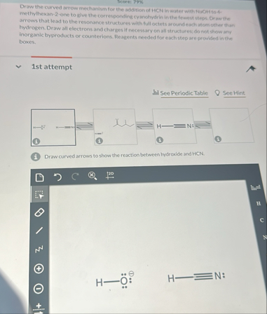 Score: 796Draw the curved arrow mechanism for the | Chegg.com