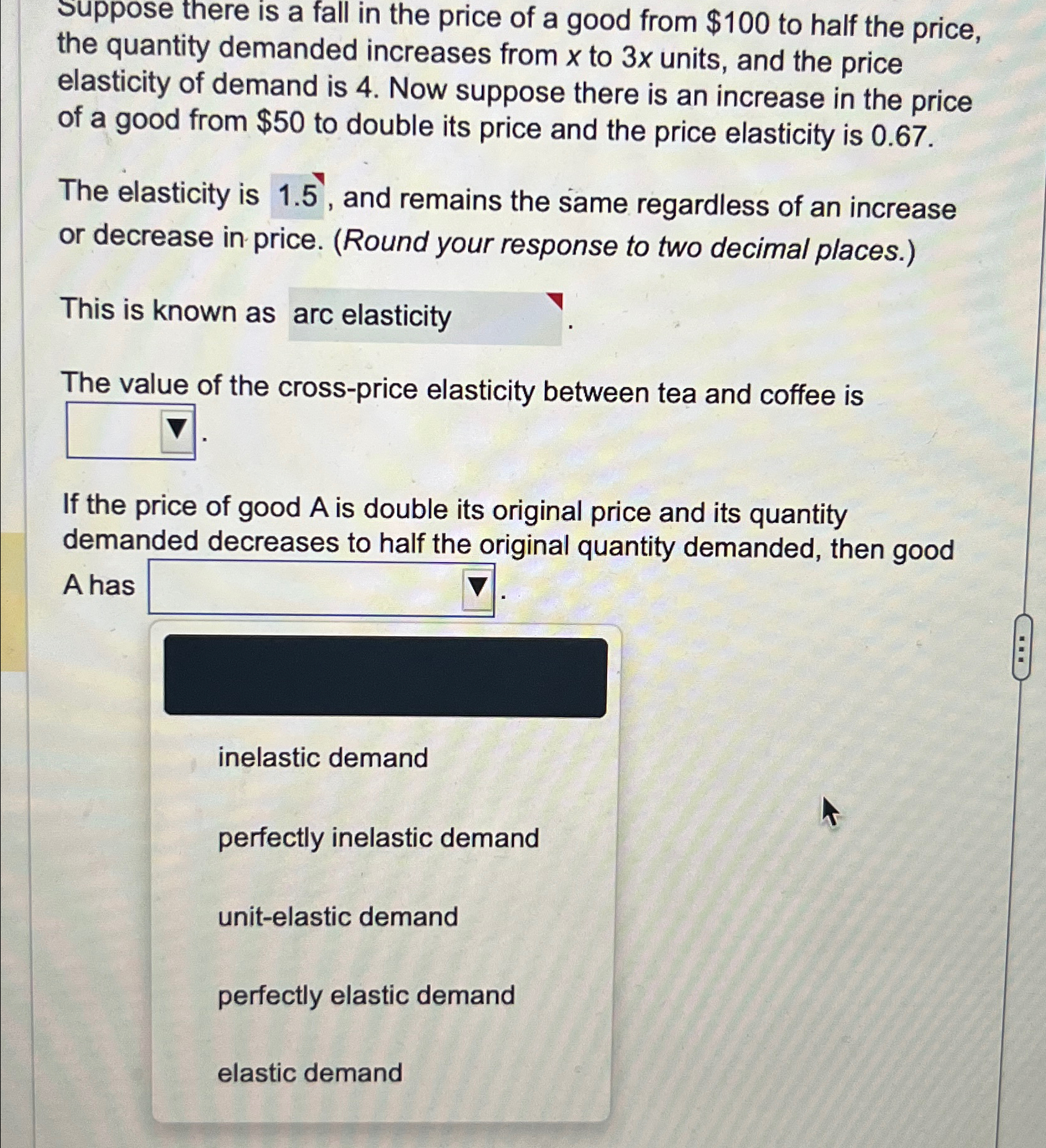 Suppose there is a fall in the price of a good from | Chegg.com