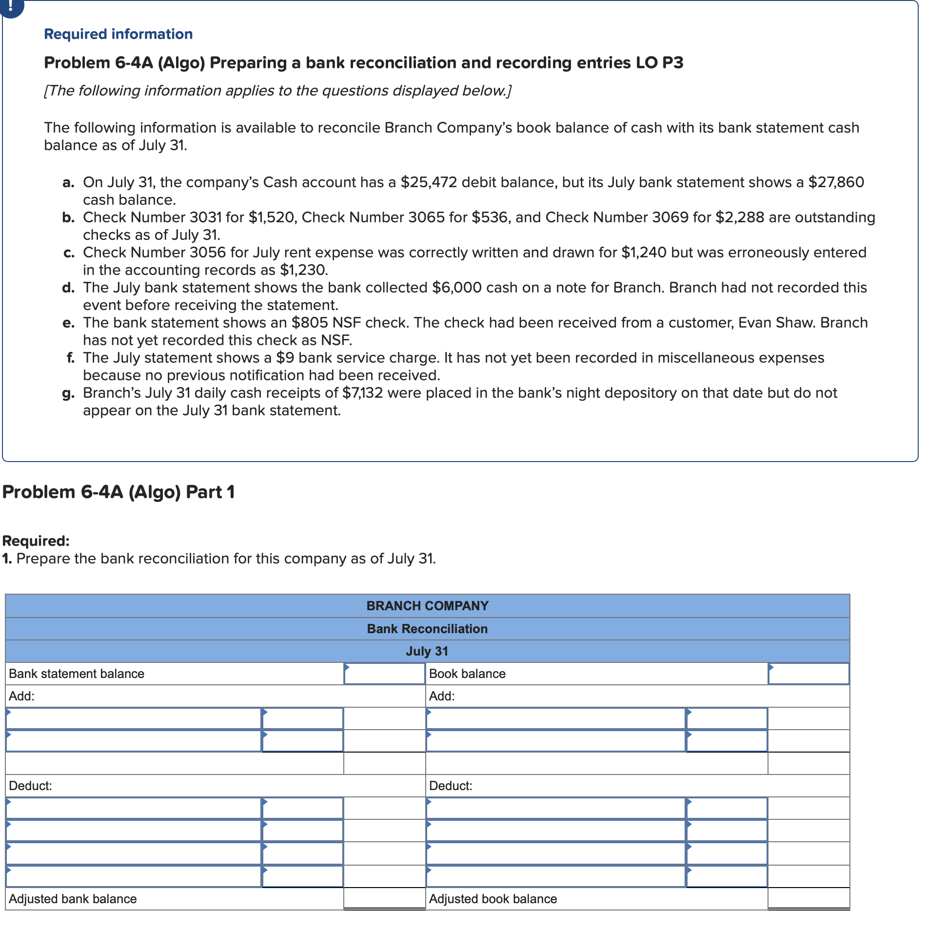 required-informationproblem-6-4a-algo-preparing-a-chegg