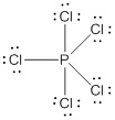 Solved: Draw the Lewis structures for TeCl4, ICl5, PCl5, KrCl4, an ...