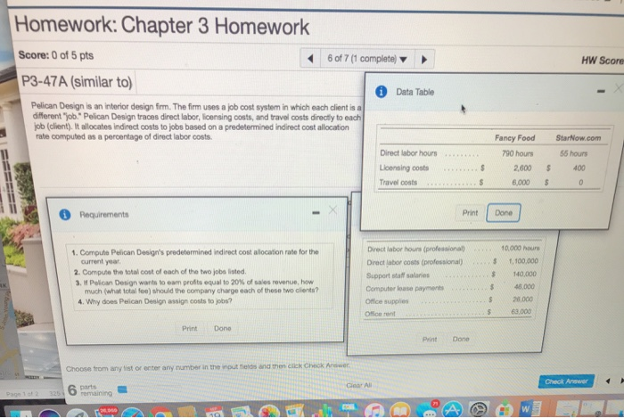 Solved Homework:Chapter 3 Homework Score: 0 of 5 pts 6 of 7 | Chegg.com