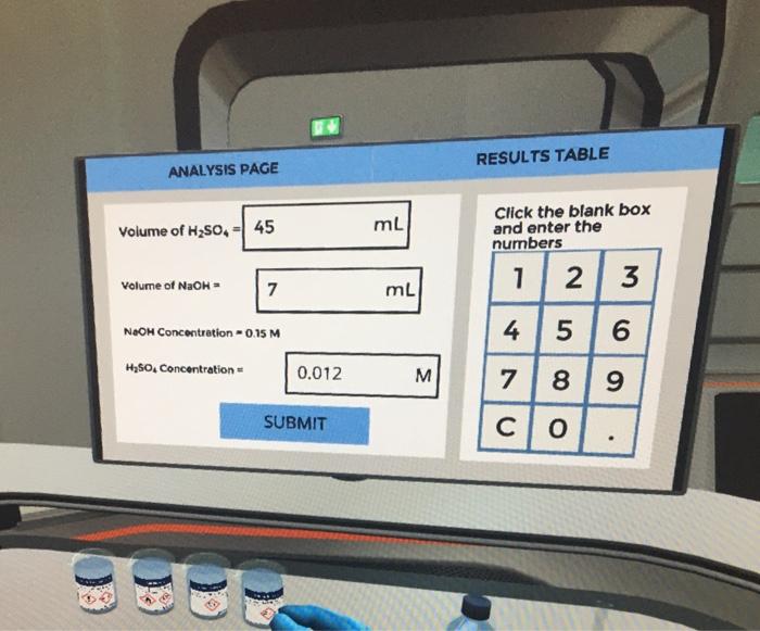 Solved Fill the burette with the correct standard solution,