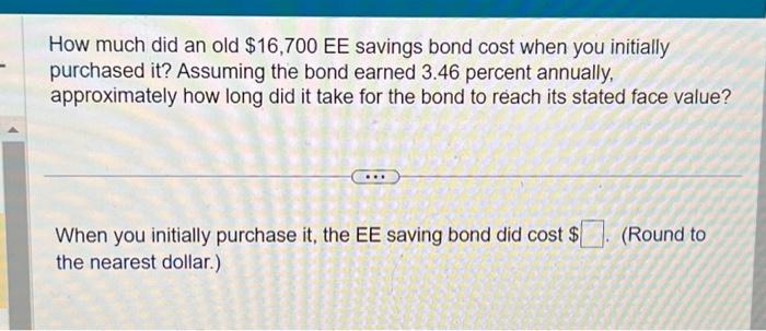 Solved How Much Did An Old \\( \\$ 16,700 \\) EE Savings | Chegg.com