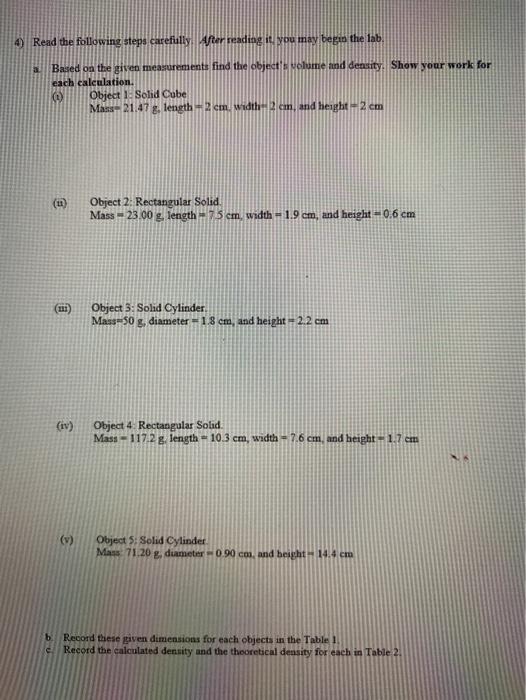 Solved 4) Read the following steps carefully ter reading it, | Chegg.com