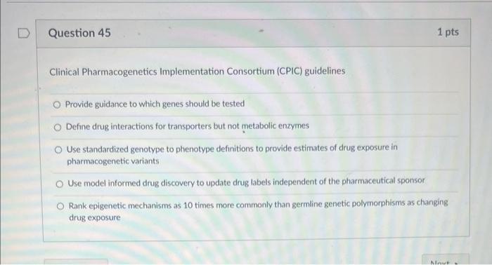 Solved Clinical Pharmacogenetics Implementation Consortium Chegg