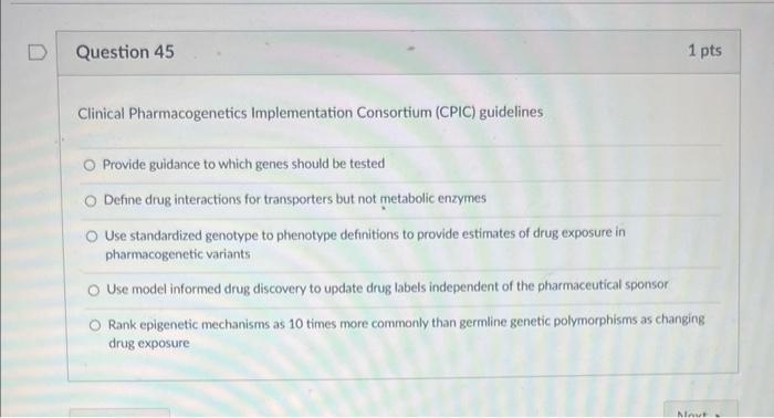 Solved Clinical Pharmacogenetics Implementation Consortium | Chegg.com