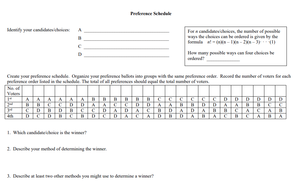 Solved Math Club Election The Math Club is a student | Chegg.com