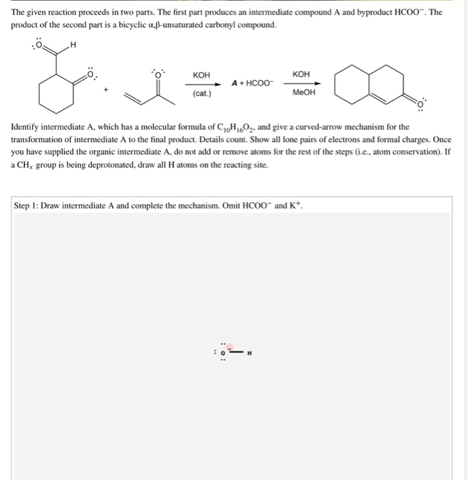 Solved The given reaction proceeds in two parts. The first | Chegg.com