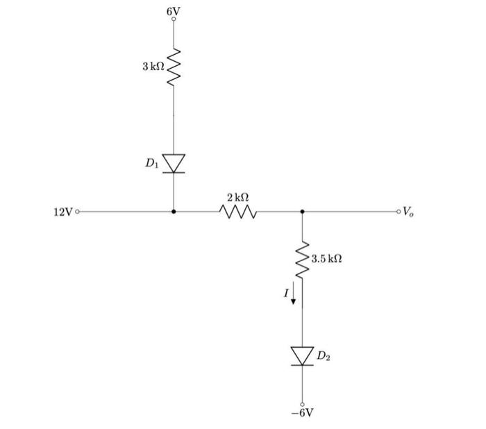 Solved Using Constant-Voltage-Drop diode model with V= 0.6 | Chegg.com