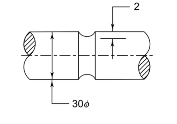 Solved A steel shaft with geometry as shown in the figure | Chegg.com