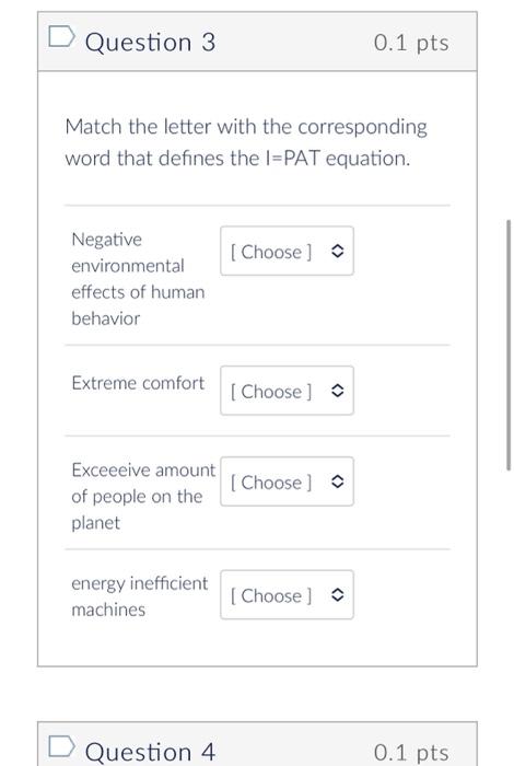 Solved Question 1 0.1 pts Which of the following best | Chegg.com