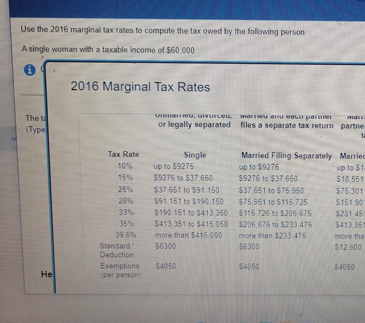 solved-use-the-2016-marginal-tax-rates-to-compute-the-tax-chegg