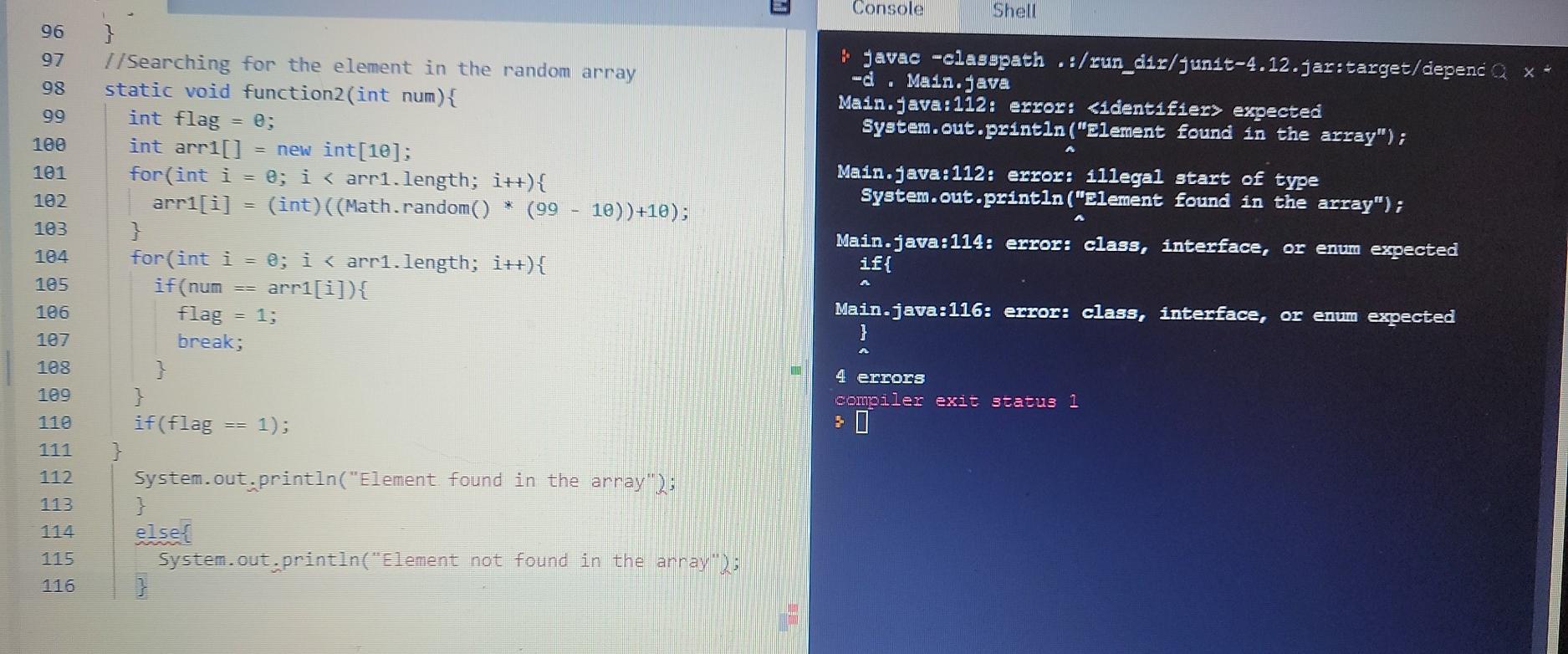 Solved Instructions Write a program in Java that does the | Chegg.com