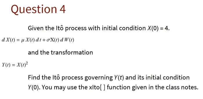 Two Ito Processes – Ito Calculus – GMLYP